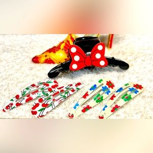 2/12 Hair bundle -Disney MINNIE- 2x clip bonus